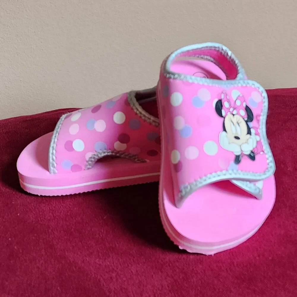 Disney Toddler Minnie Mouse Sandles Size 5/6 New